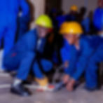 Wide angle view of the Kampala Polytechnic College campus