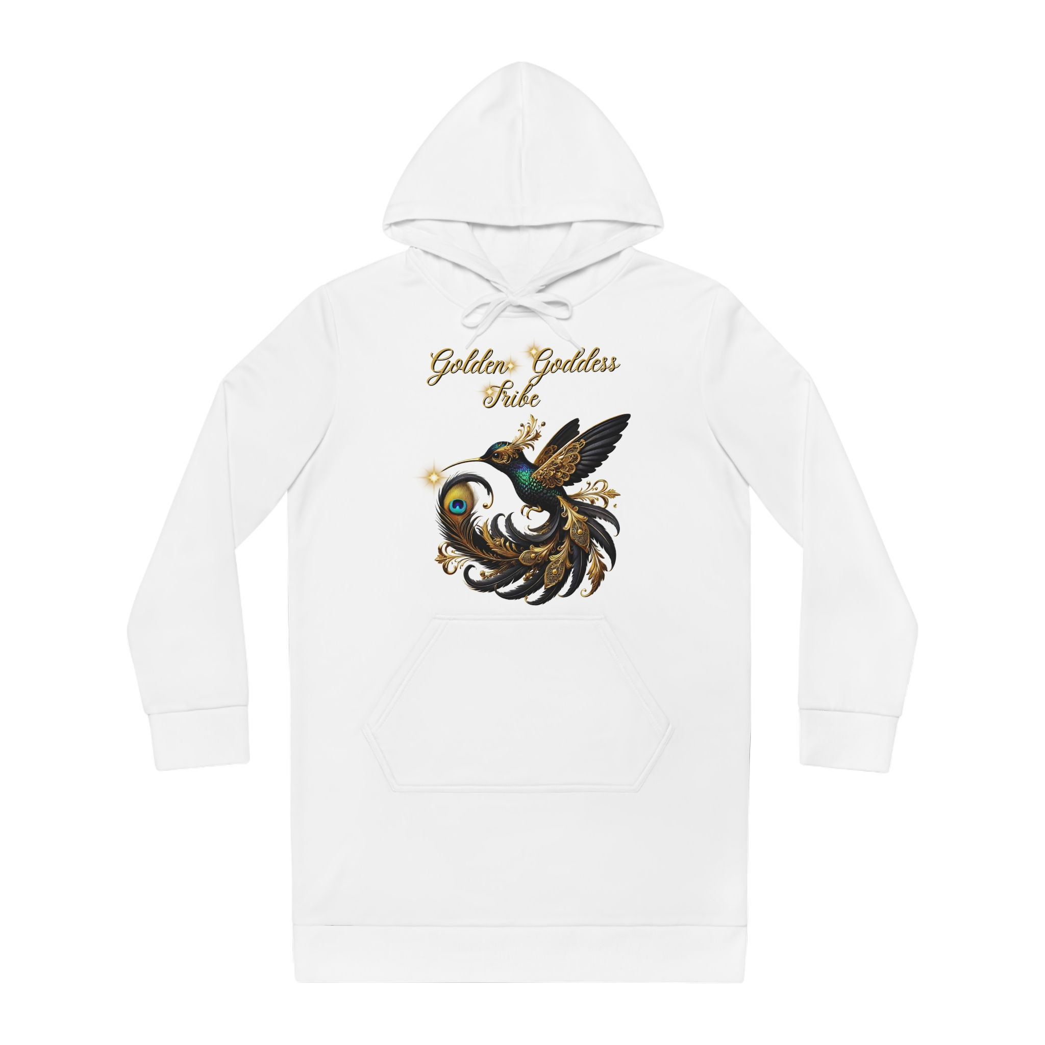 NEW Golden Goddess Women's Hoodie Dress