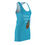 Thumbnail: Turquoise Melanated Spiritual Shit Women's Cut & Sew Racerback Dress (AOP)