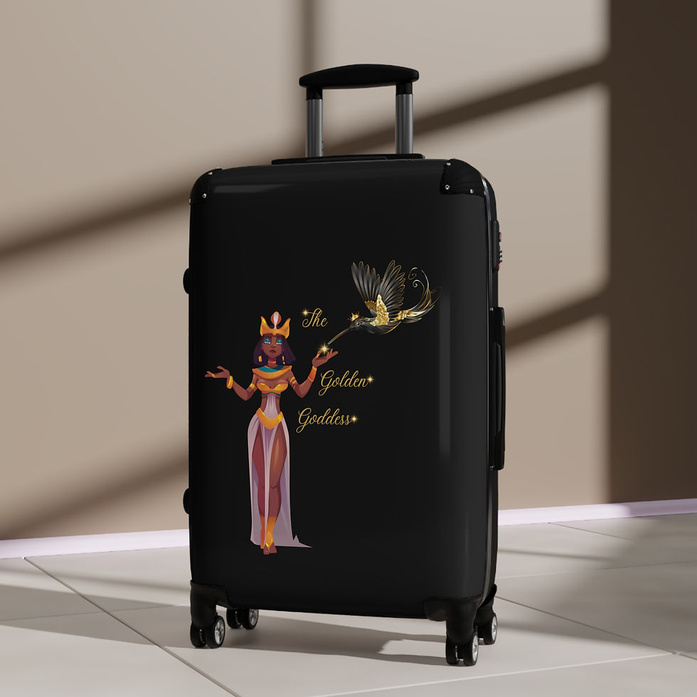 Thumbnail: The Golden Goddess Travel Suitcase
