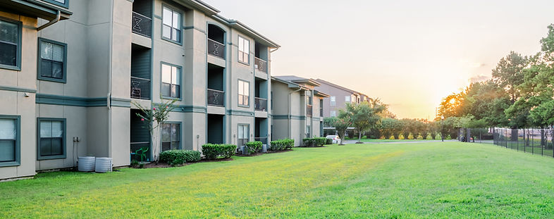 Condominum summer landscape