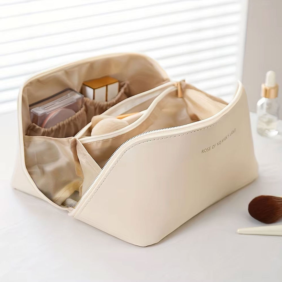 Miniatura: Organizador de Maquiagem e Necessaire de Viagem Multifuncional