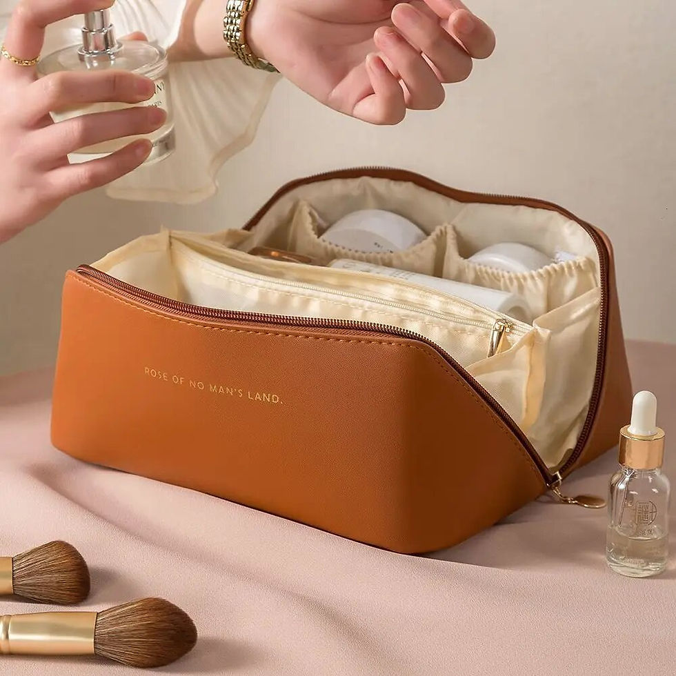Miniatura: Organizador de Maquiagem e Necessaire de Viagem Multifuncional