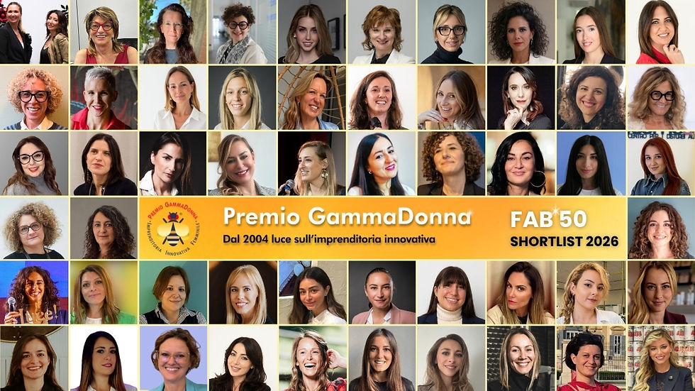 Donne selezionate per il premio Gammadonna 2026