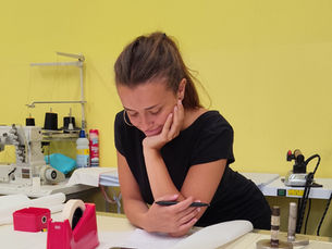 Nicolina in laboratorio
