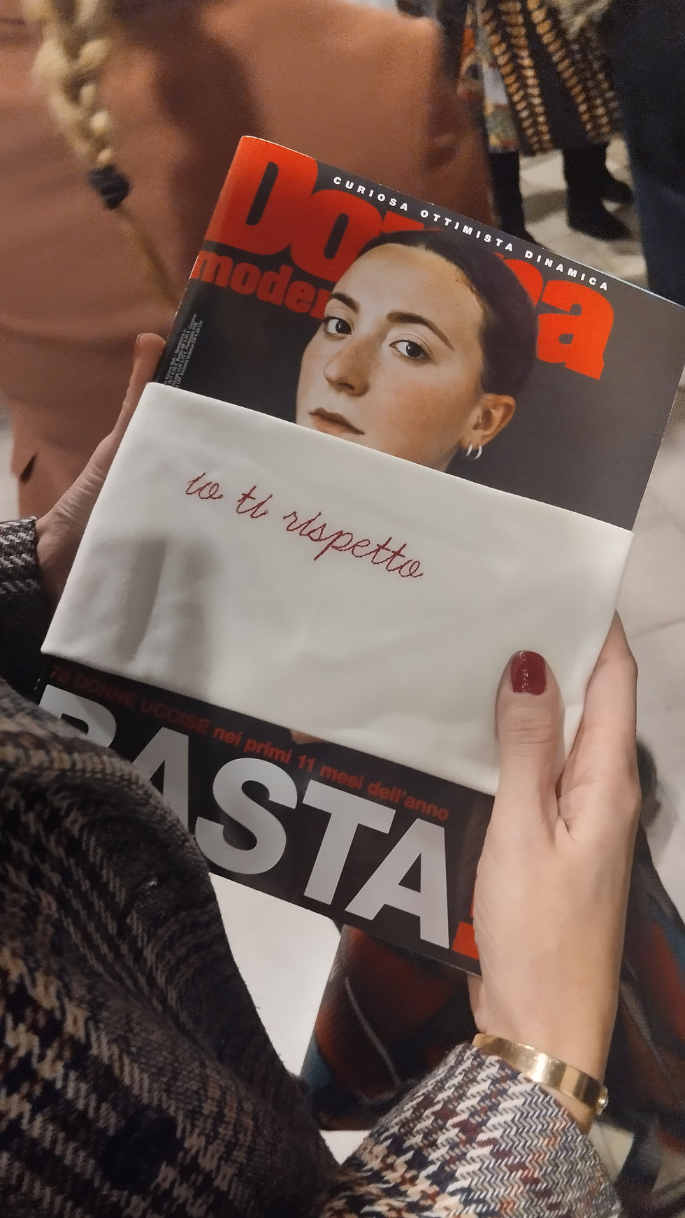 Le bandane come simbolo della lotta contro la violenza di genere