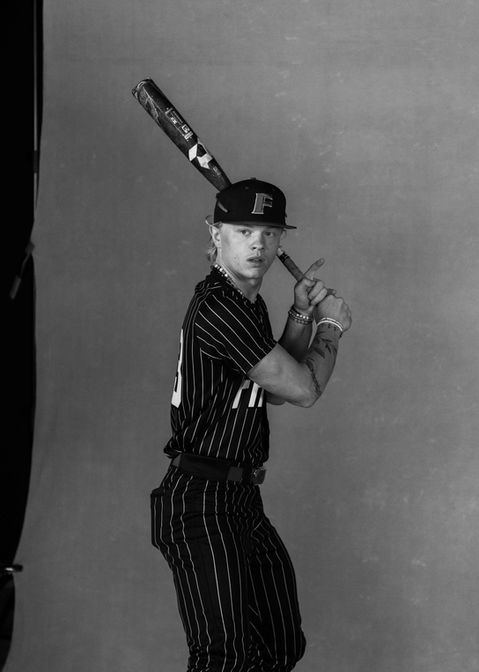 FCHS Varsity Baseball Player Max Clark Green Room