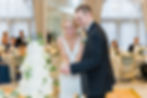 Indy Bride & Groom Cutting Cake