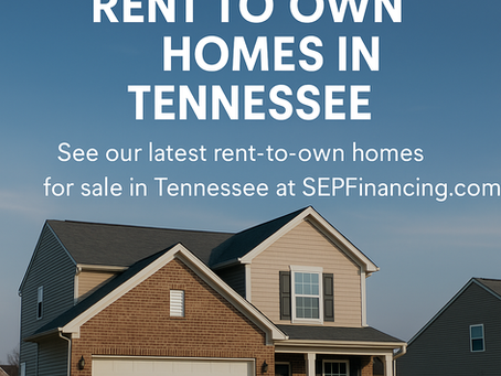 Rent to Own Homes in Tennessee: Your Guide to Affordable Homeownership