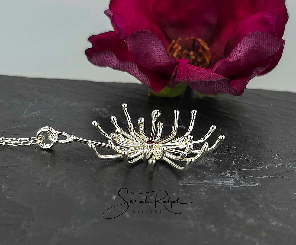 Thumbnail: Medium Red Anemone Pendant