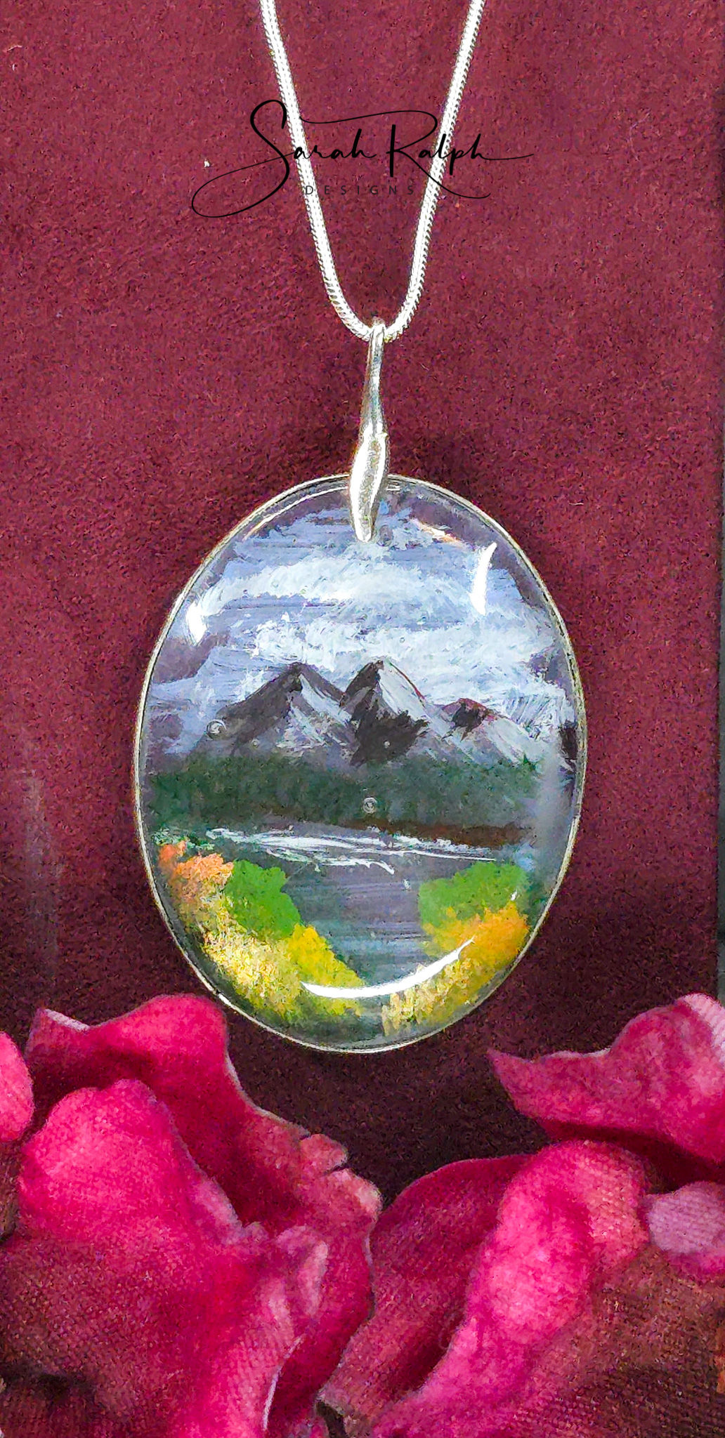 Mountain Vignette with Gold Foliage