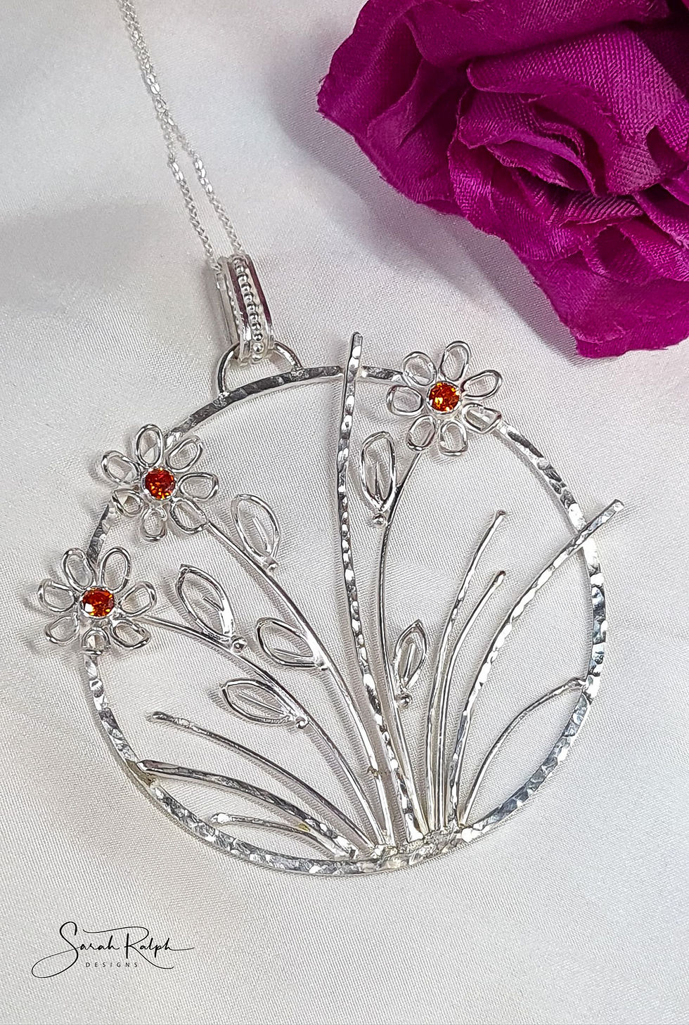 Thumbnail: Large Flower Garden Pendant