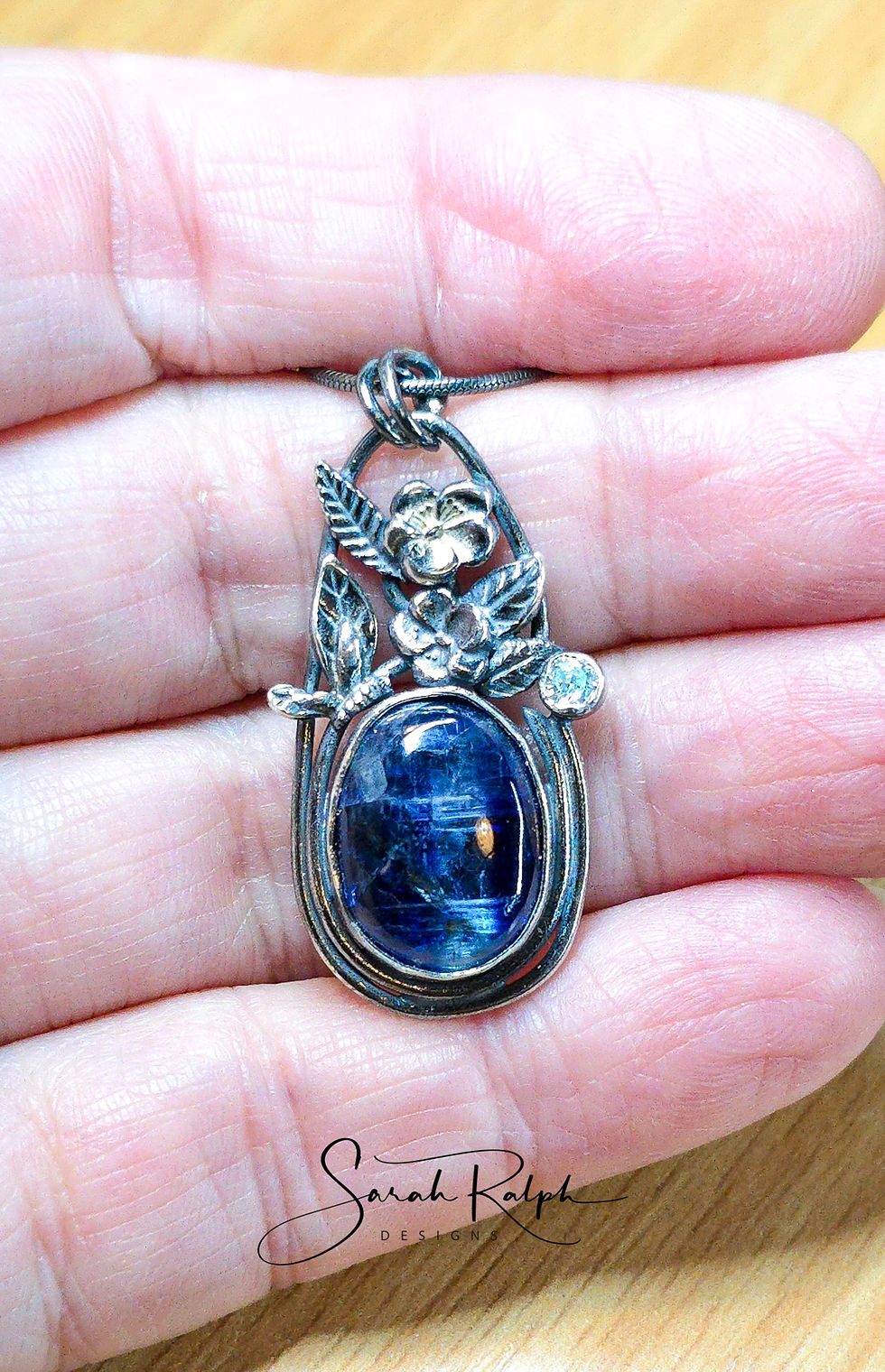 Thumbnail: Oval Kyanite Statement Chelsea Pendant