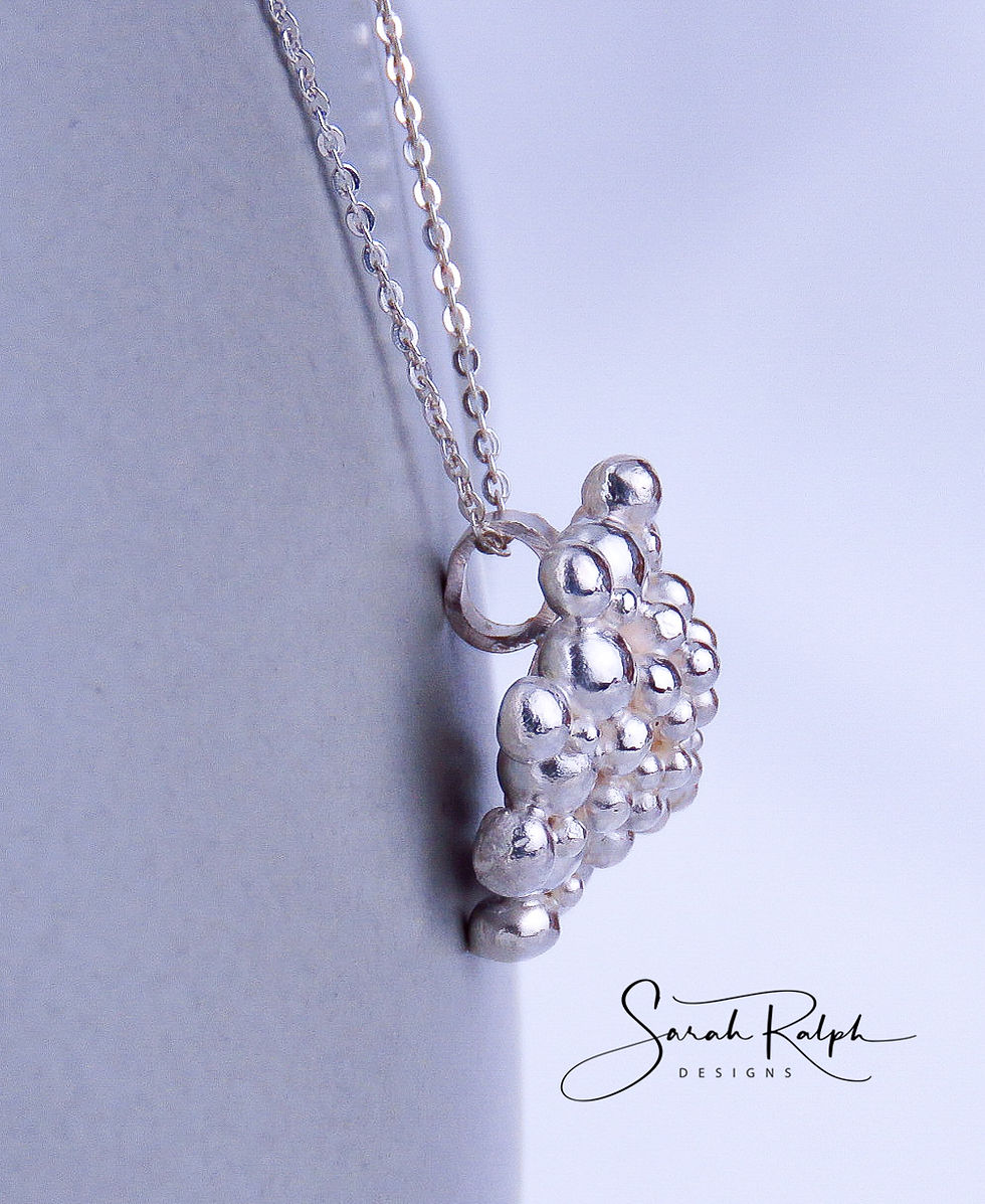 Thumbnail: Large Starburst Sterling Silver Pendant