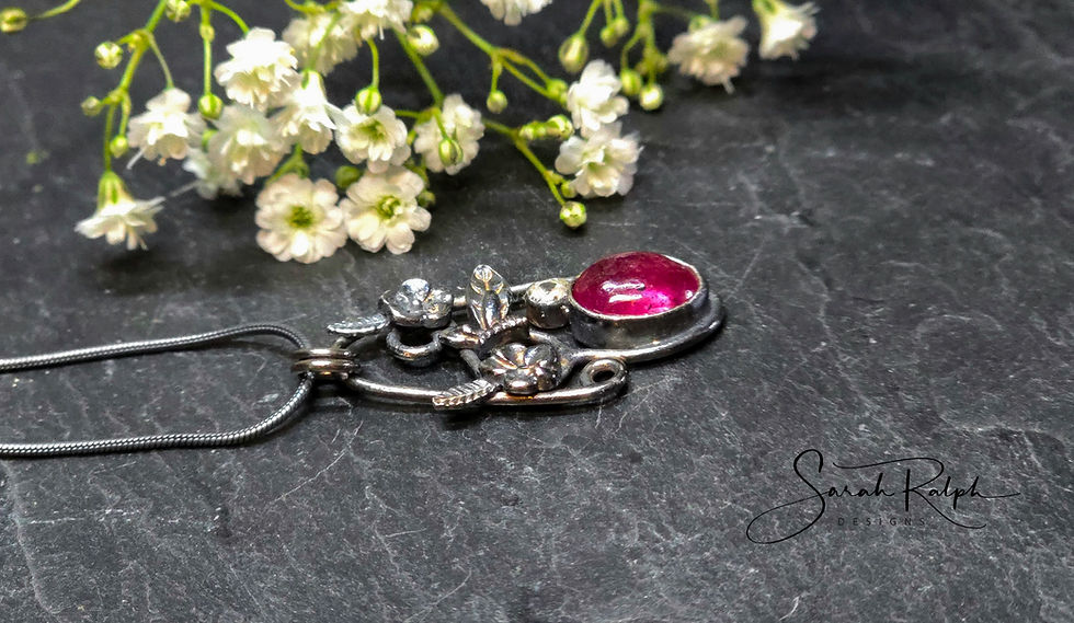 Thumbnail: Statement Chelsea Pendant With Ruby