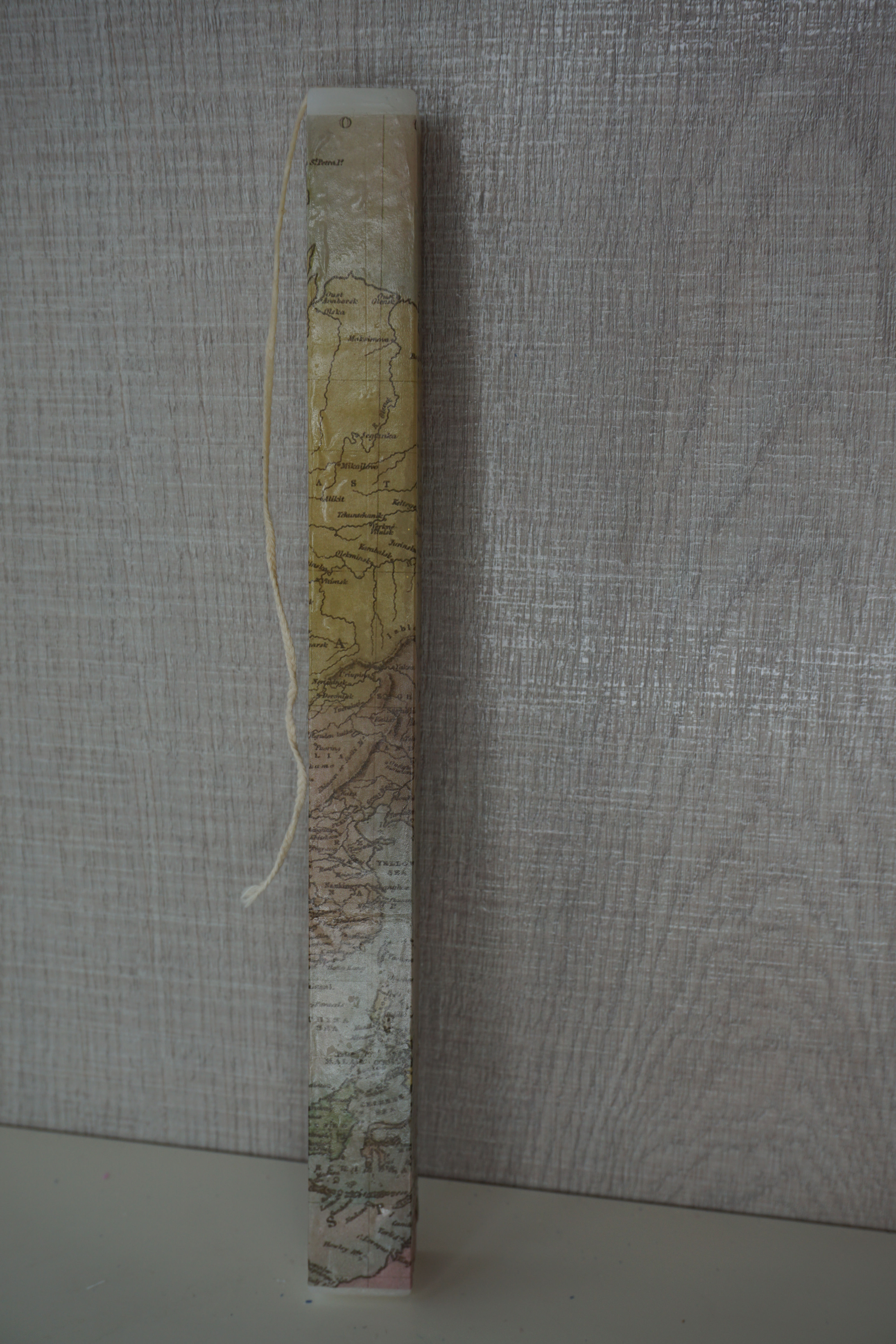 Πασχαλινή λαμπάδα "χάρτης"