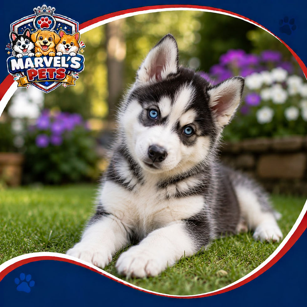 Miniatura: Husky Siberiano