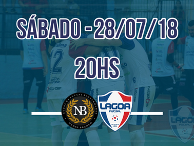 Lagoa Futsal viaja até Rio Pardo neste sábado (28/07/2018), para enfrentar o Nadas Branco