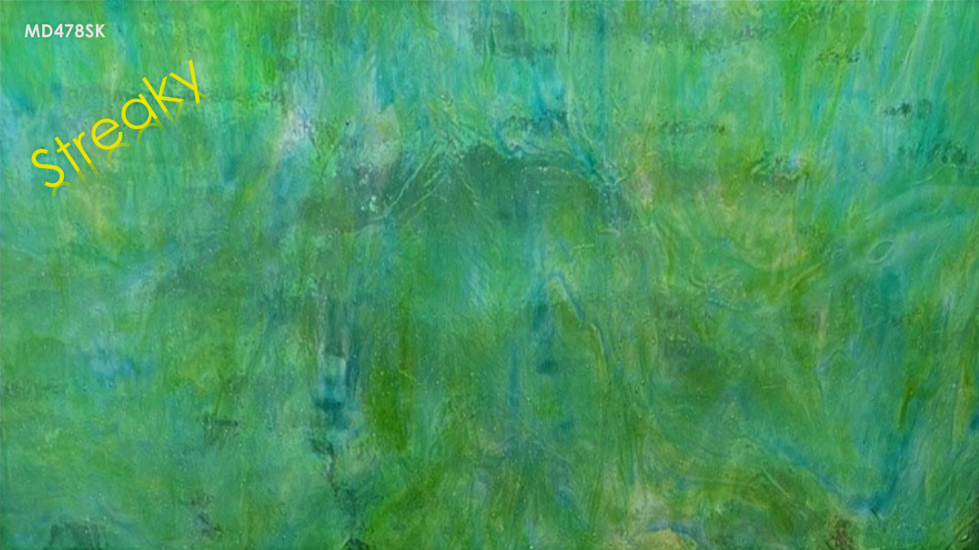 Vision Opal Blue/Green Streaky 260x235mm