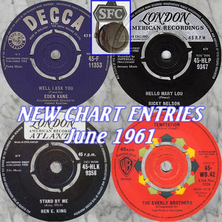 CHART NEW ENTRIES for June 1961
