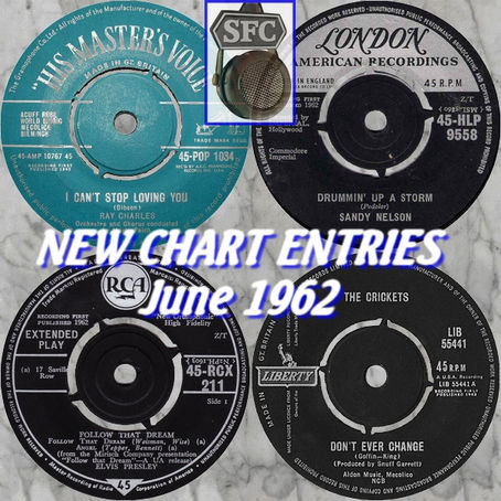 CHART NEW ENTRIES for June 1962