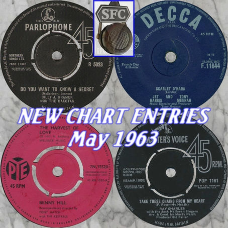 CHART NEW ENTRIES for May 1963