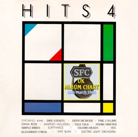 UK ALBUM CHART for 30th March 1986