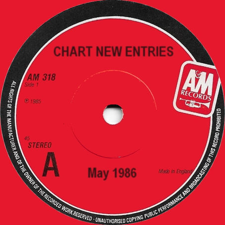 CHART NEW ENTRIES for May 1986