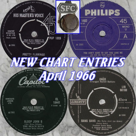 CHART NEW ENTRIES for April 1966