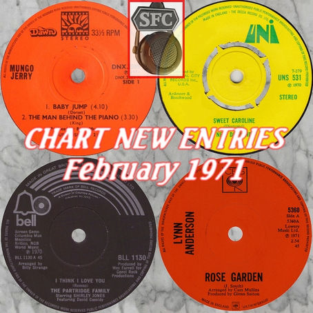 CHART NEW ENTRIES for February 1971