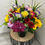 Thumbnail: Mixed flowers grave pot arrangement 