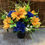 Thumbnail: Yellow & Royal Blue Flower Pot