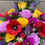 Thumbnail: Front Facing Tall Floral Arrangement in a Crem Pot
