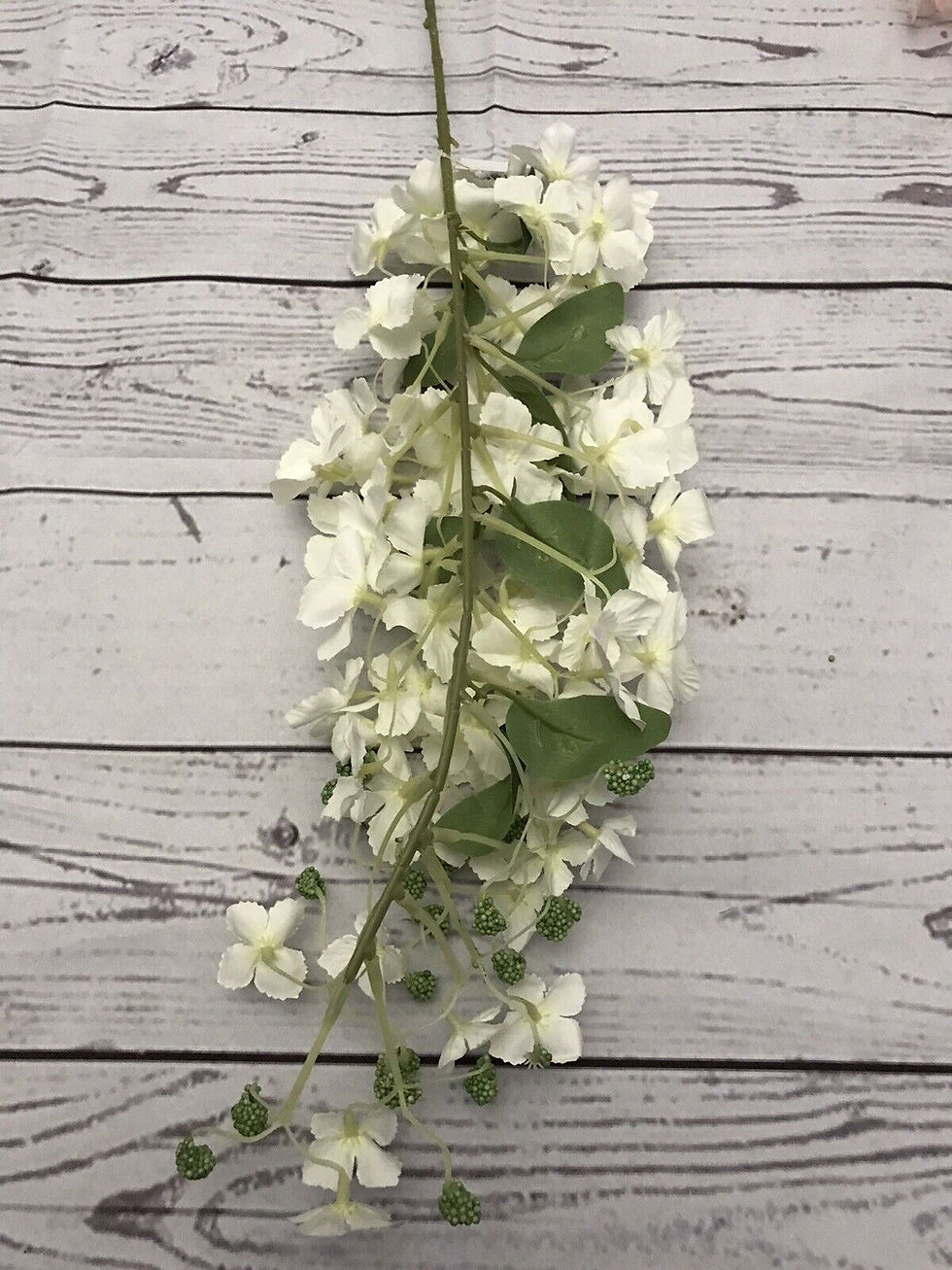 Thumbnail: 4x 100cm Trailing Hydrangea Sprays Stem