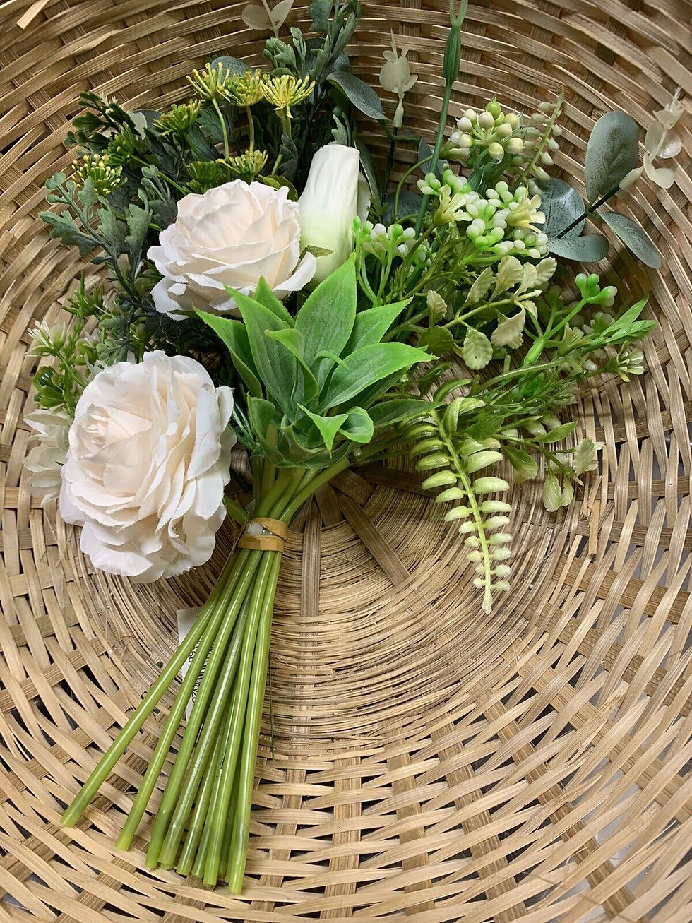 Thumbnail: Rose Mixed Foliage Bouquet