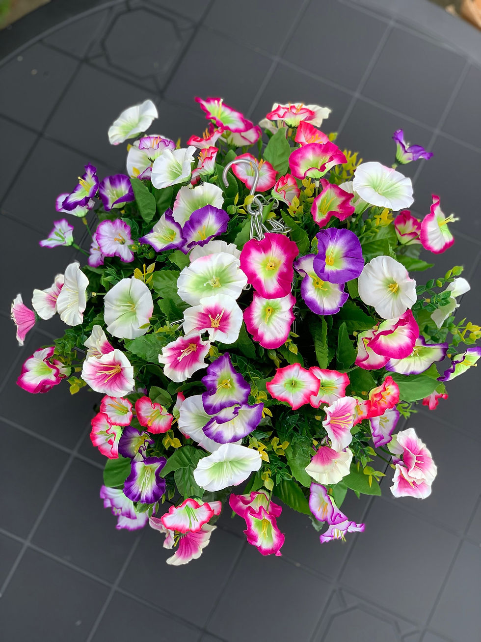 Thumbnail: Petunias Garden Flower Hanging Basket 