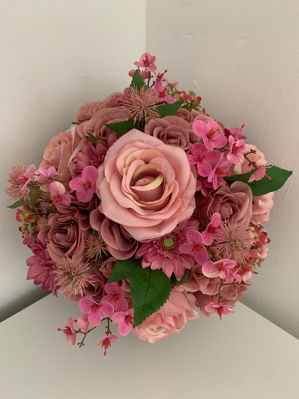Thumbnail: Dusky Pink Bride Bouquet 