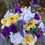 Thumbnail: Yellow purple white grave pot arrangement 