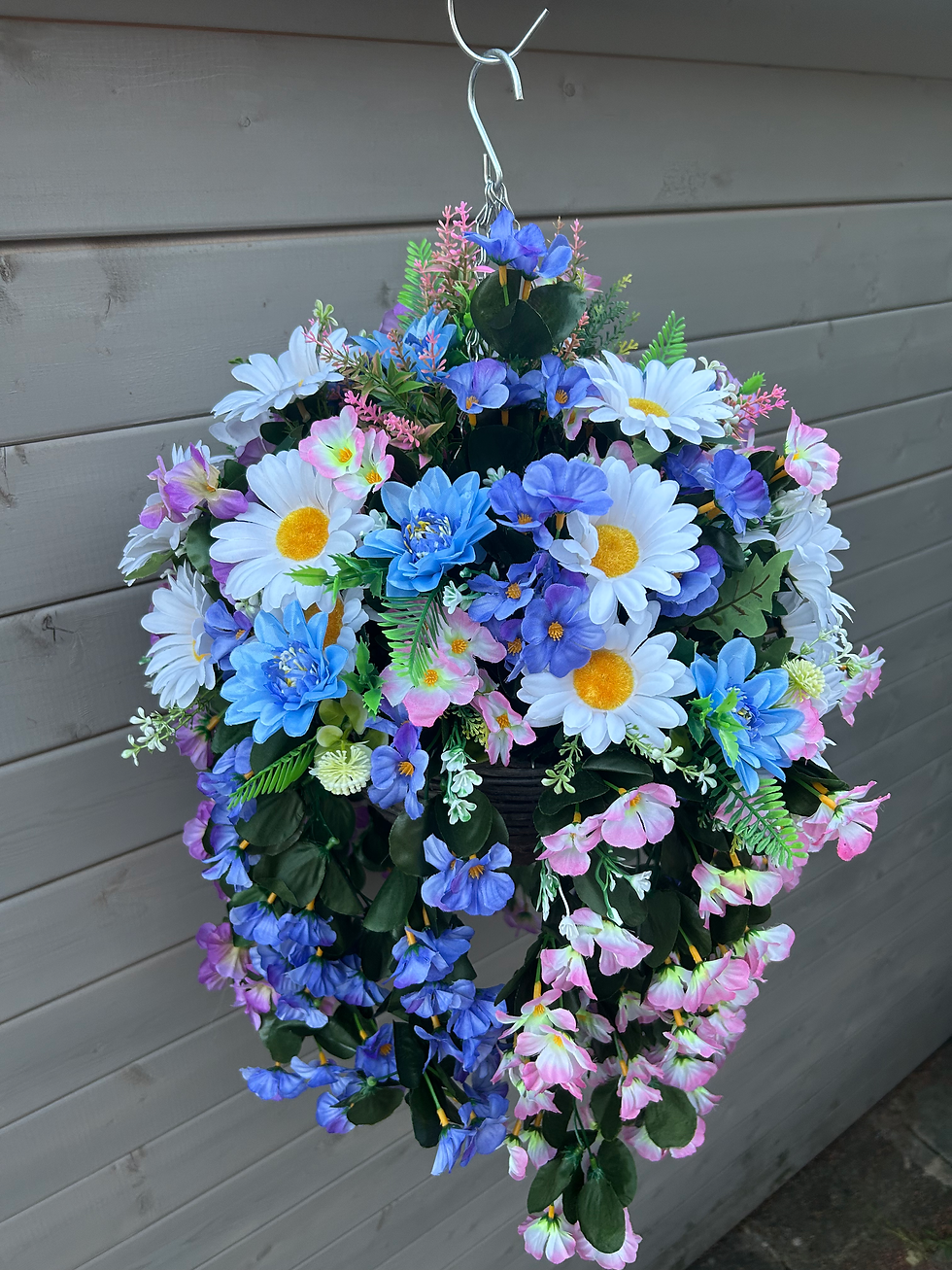 Thumbnail: Summer Flowers Garden Hanging Basket