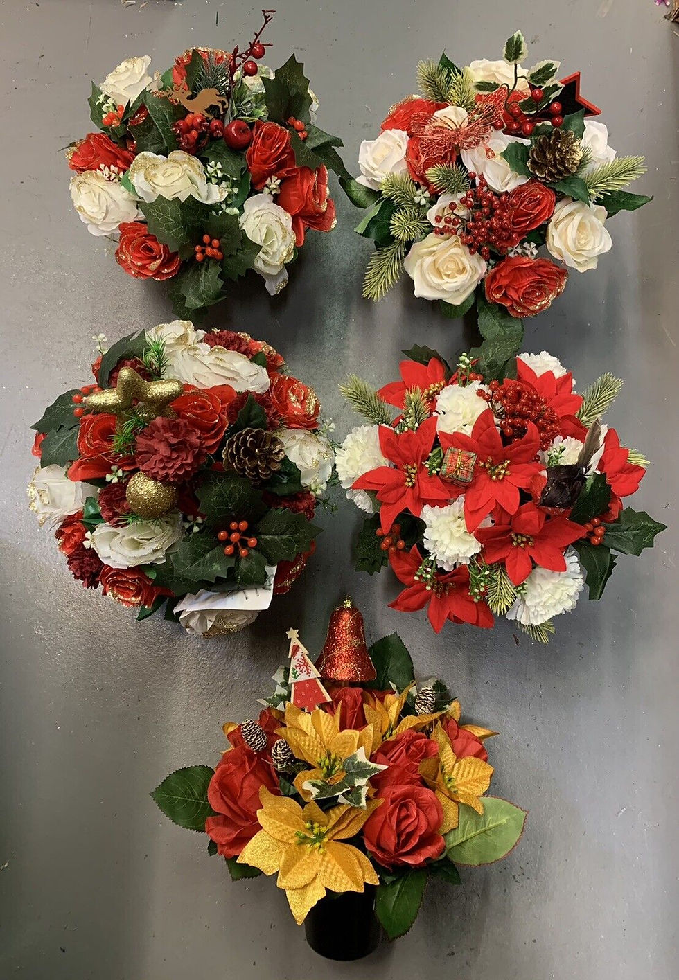 Christmas Flower Pot Random Mix