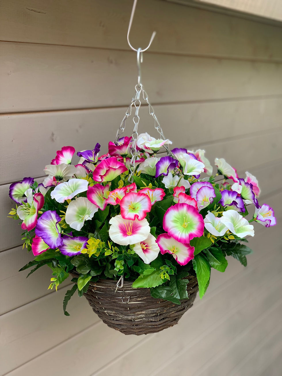 Thumbnail: Petunias Garden Flower Hanging Basket 