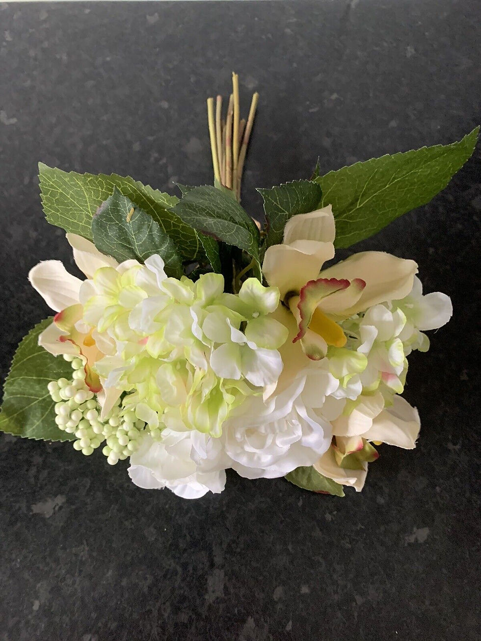 Thumbnail: Rose Hydrangea Orchid Bouquet