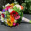 Thumbnail: Bridal Posy Multicoloured Mixed Flowers Garden Wild Style