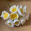 Thumbnail: 10pcs Christmas Rose Stems 16cm white
