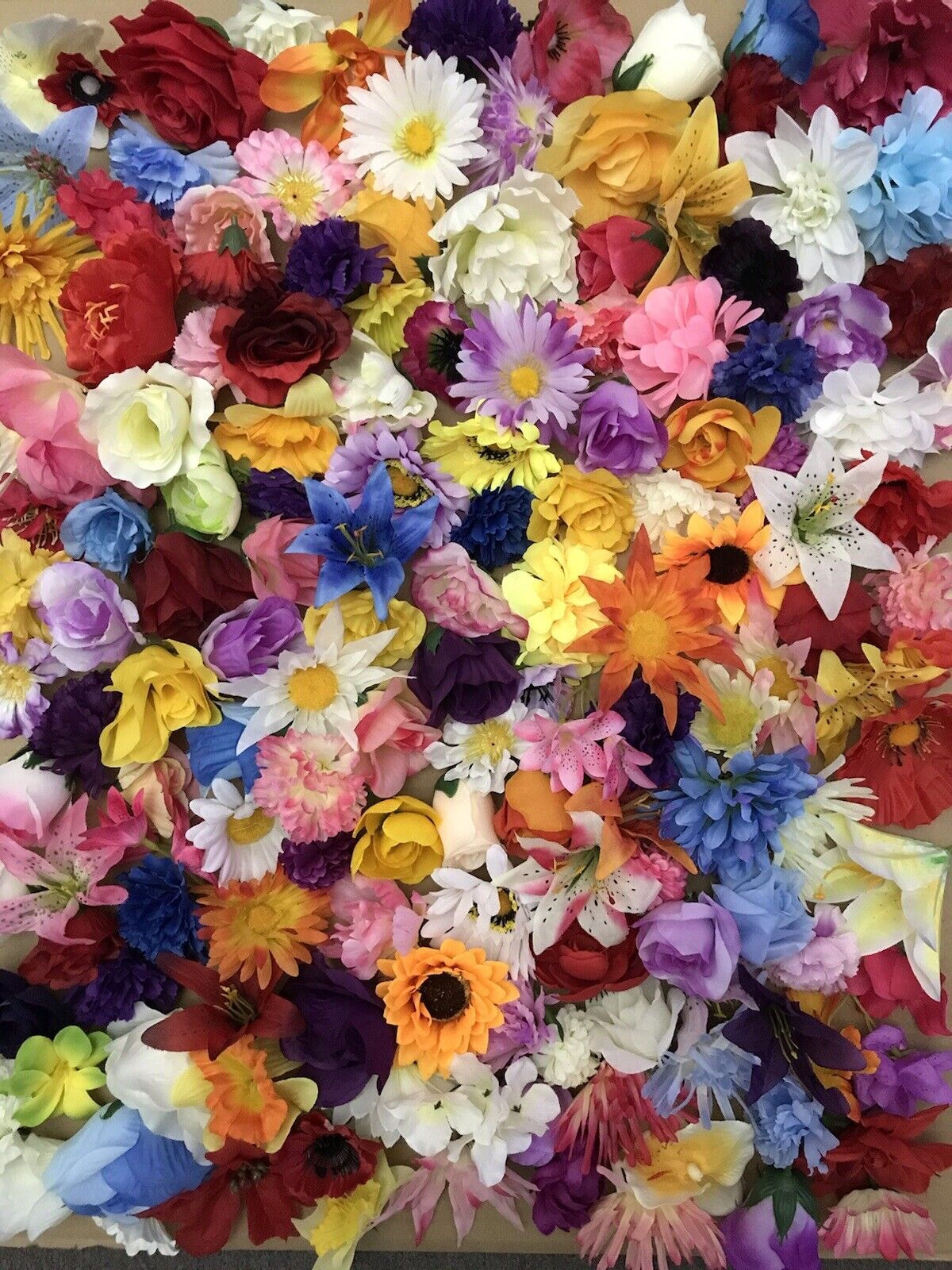 200pcs Mixed Flower Heads
