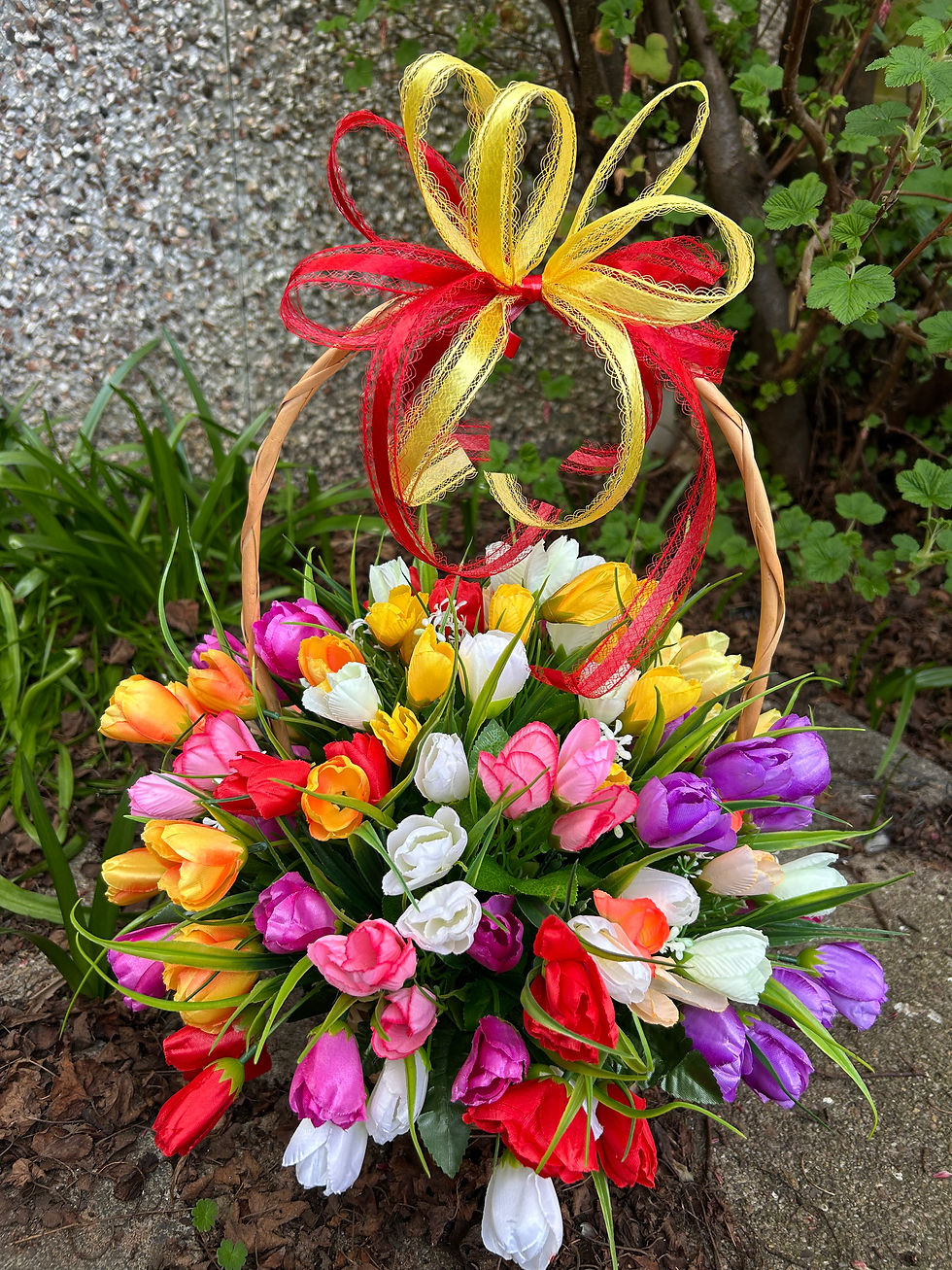 Thumbnail: Tulips & Crocuses Large Gift basket