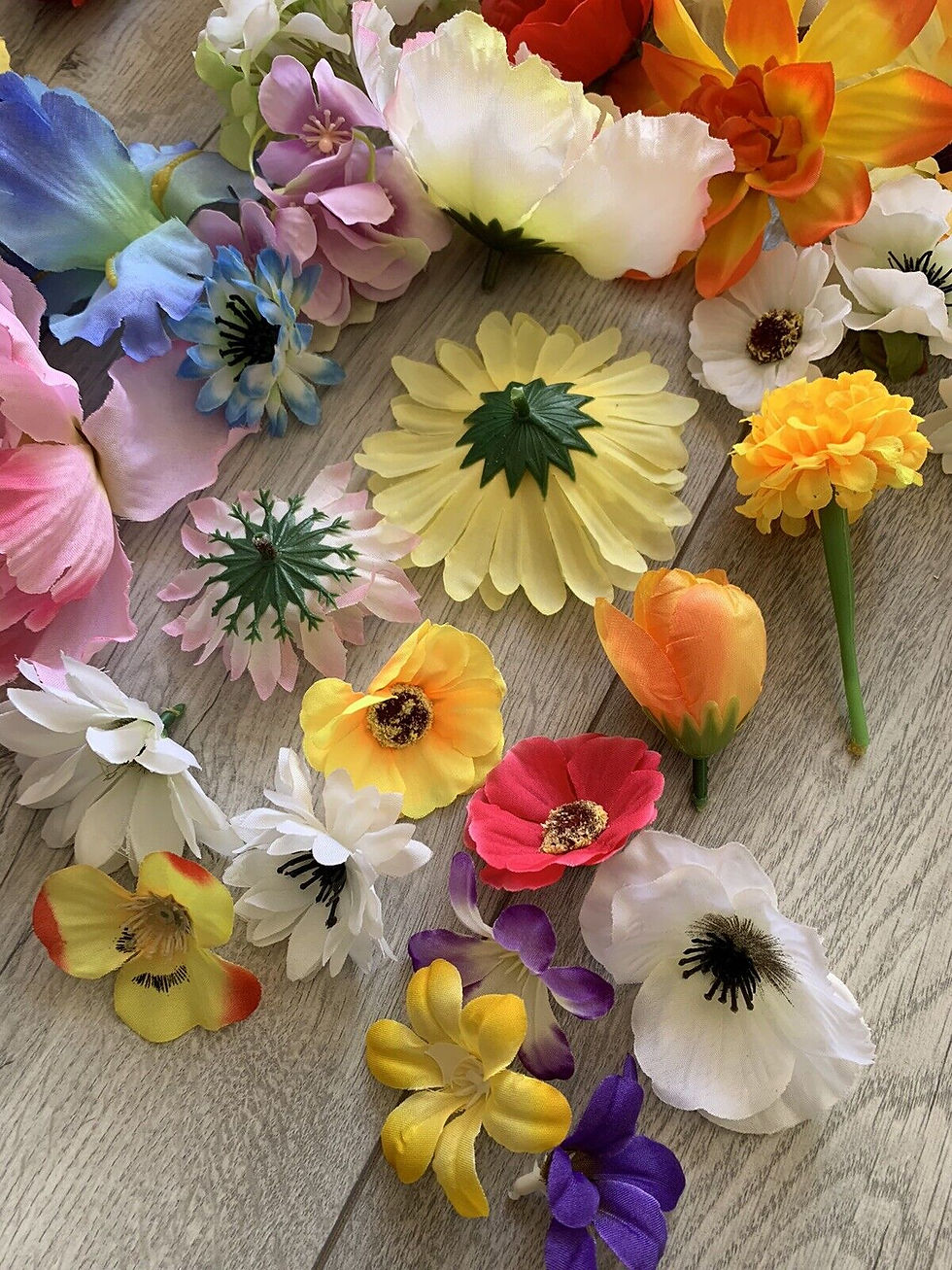 Thumbnail: 70x Flower Heads Mix
