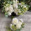 Thumbnail: 1 x Rose Posy Ranunculus Foliage Small Bouquet