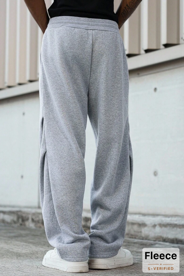 Thumbnail: Men's Wide Leg Sweatpants With Pockets