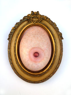 18,5x25cm, grillage, papier mâché enduit et peinture acrylique.